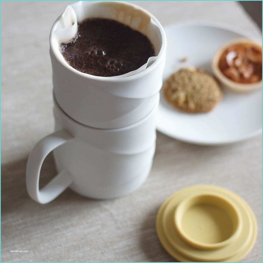 Mug Th Avec Filtre Wave Mug Avec Filtre Pour Café toast Living Designers