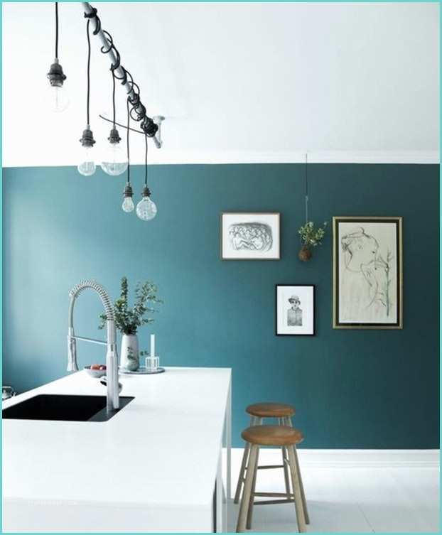 Mur Bleu Turquoise Et Gris Stunning Cuisine Bleu Turquoise Et Blanc Design