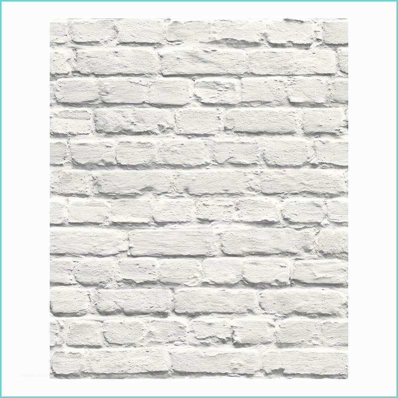 Mur Pierre Peint Blanc Papier Peint Vinyle Mur De Briques Blanc Muriva Ugepa