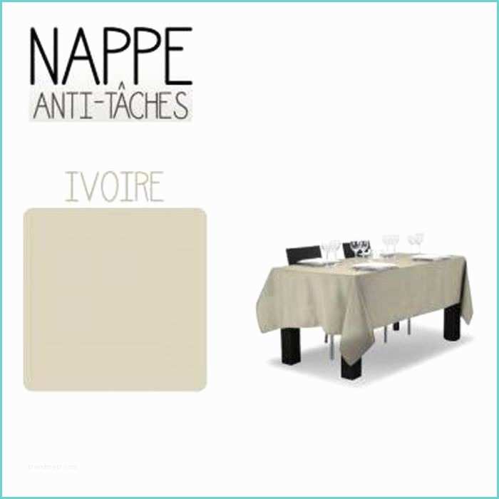 Nappes Anti Taches Nappe Anti Taches Rectangulaire Ivoire 150 X 300 Cm