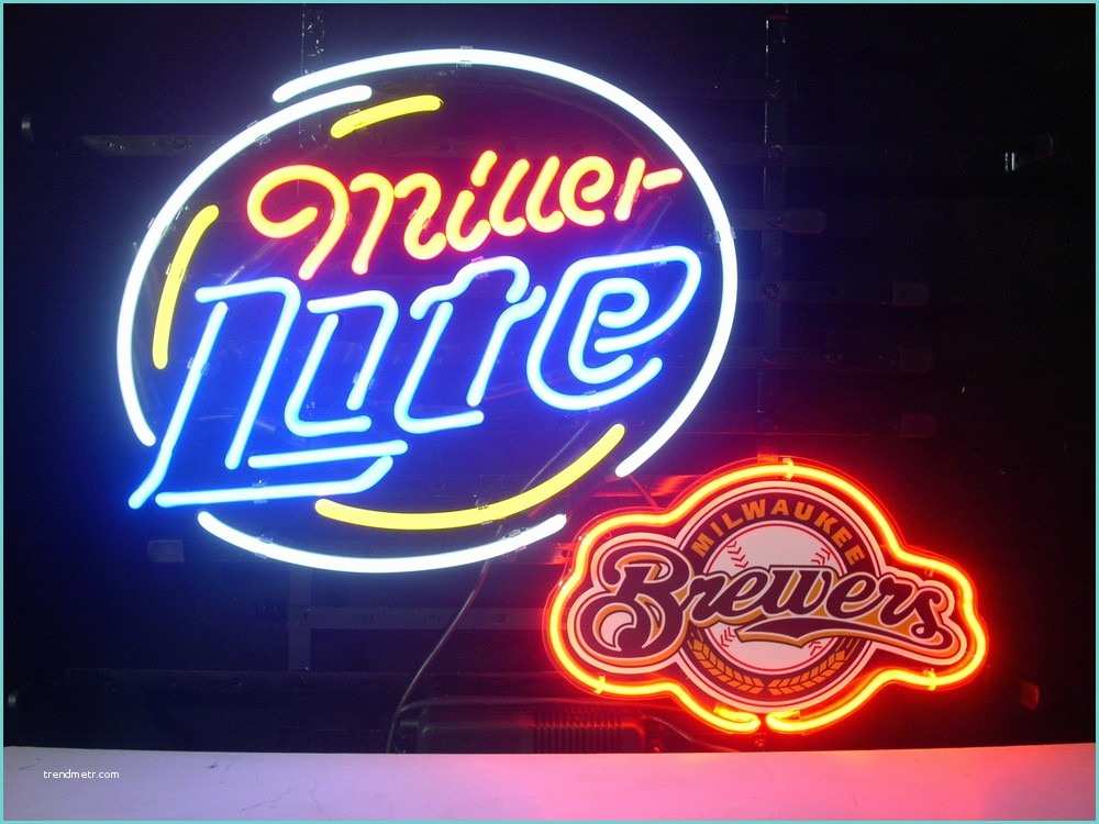Neon Bar Signs Warrington Business Neon Sign Signboard Store for Milwaukee Brewers