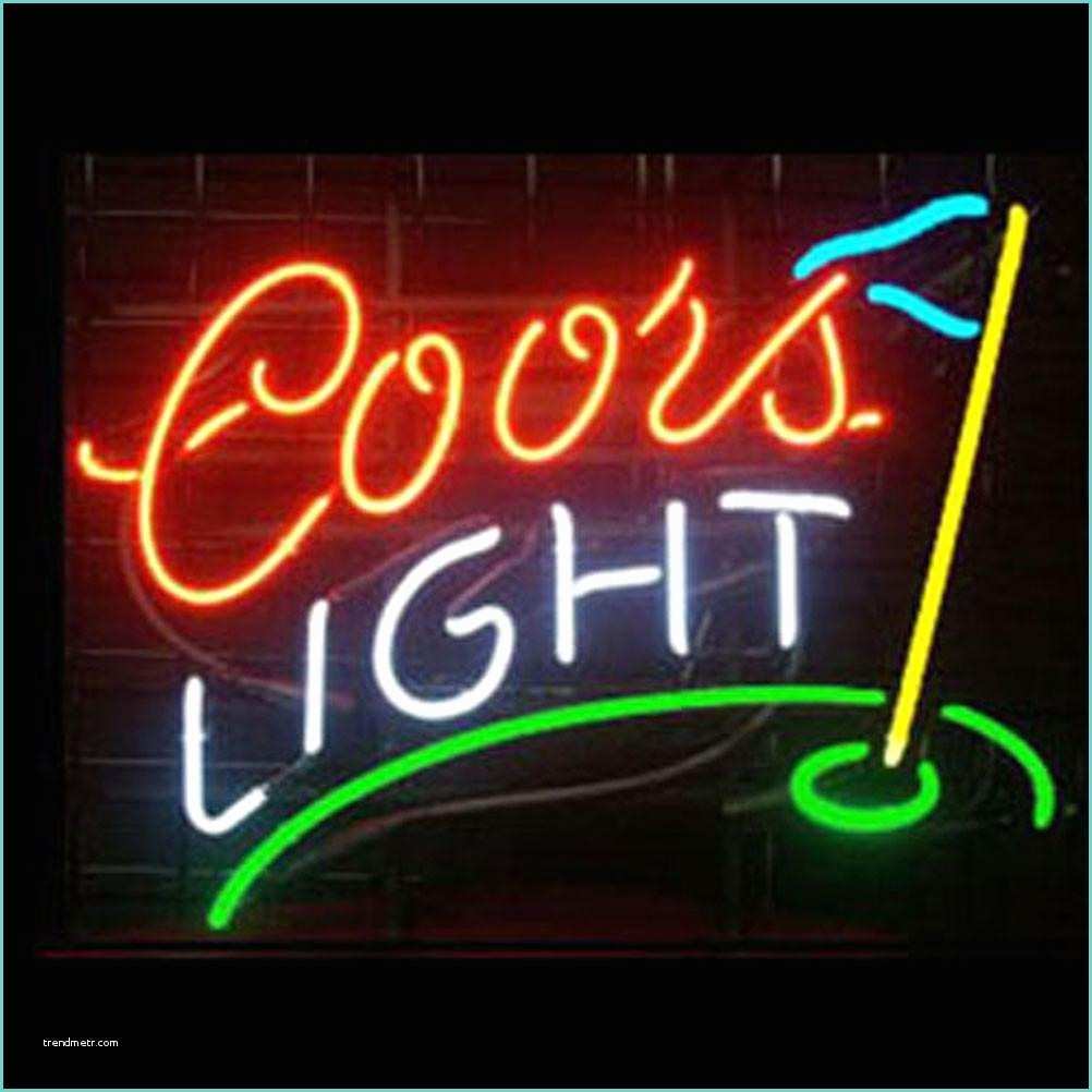 Neon Bar Signs Warrington Professional Coors Golf Beer Bar Open Neon Signs