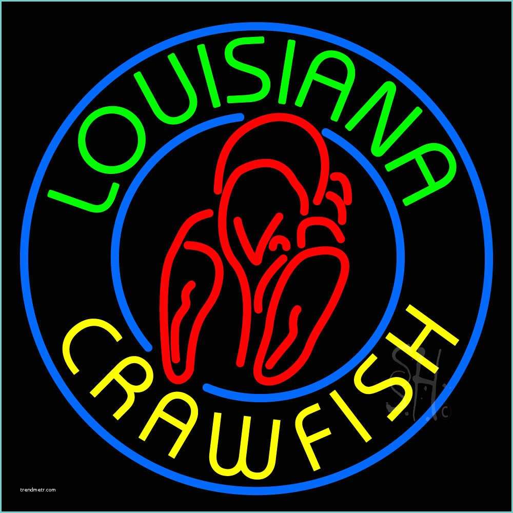 Neon Light Signs Warrington Louisiana Crawfish Neon Sign