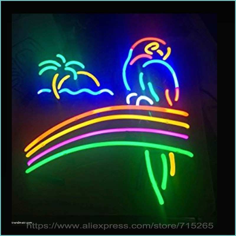 Neon Light Signs Warrington Neon Sign Real Glass Neon Signs for Rainbow Parrot Shop