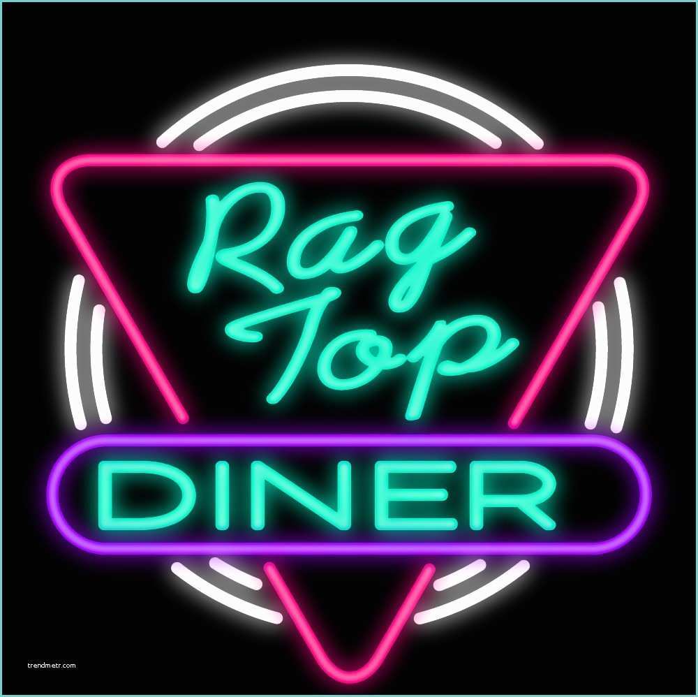 Neon Light Signs Warrington Rag top Diner Neon Sign