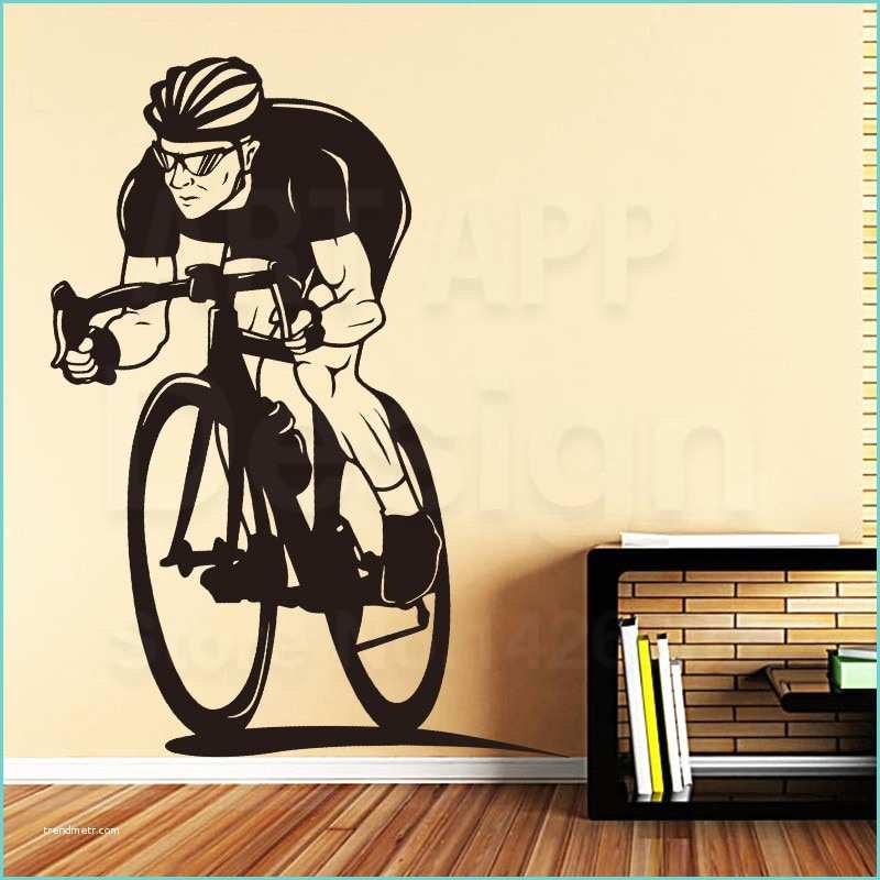 New Bike Stickers Design Art Design Home Decoration Vinyl Racing Bike Wall Sticker