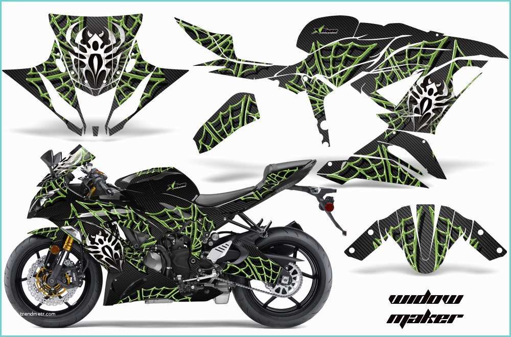 New Bike Stickers Design Kawasaki Ninja 636 Zx6 R Ninja Sport Bike Graphic Kit