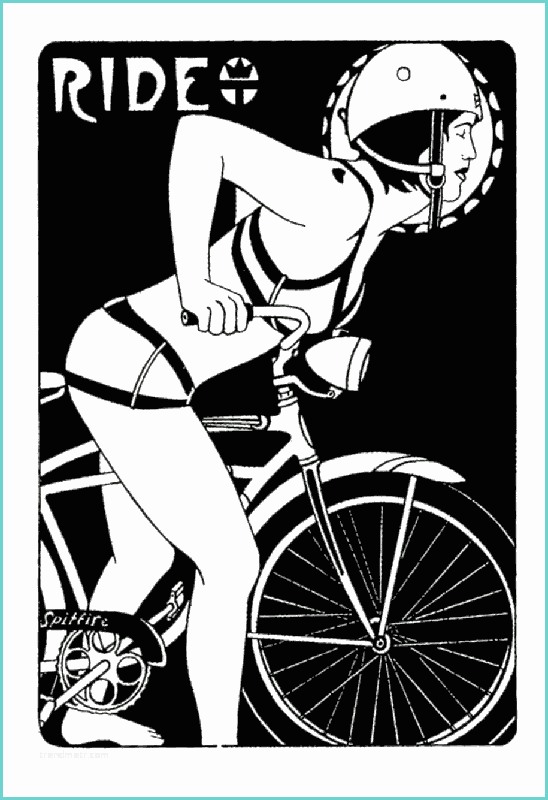 New Bike Stickers Design Ride Bike by Wil Taylor Sticker