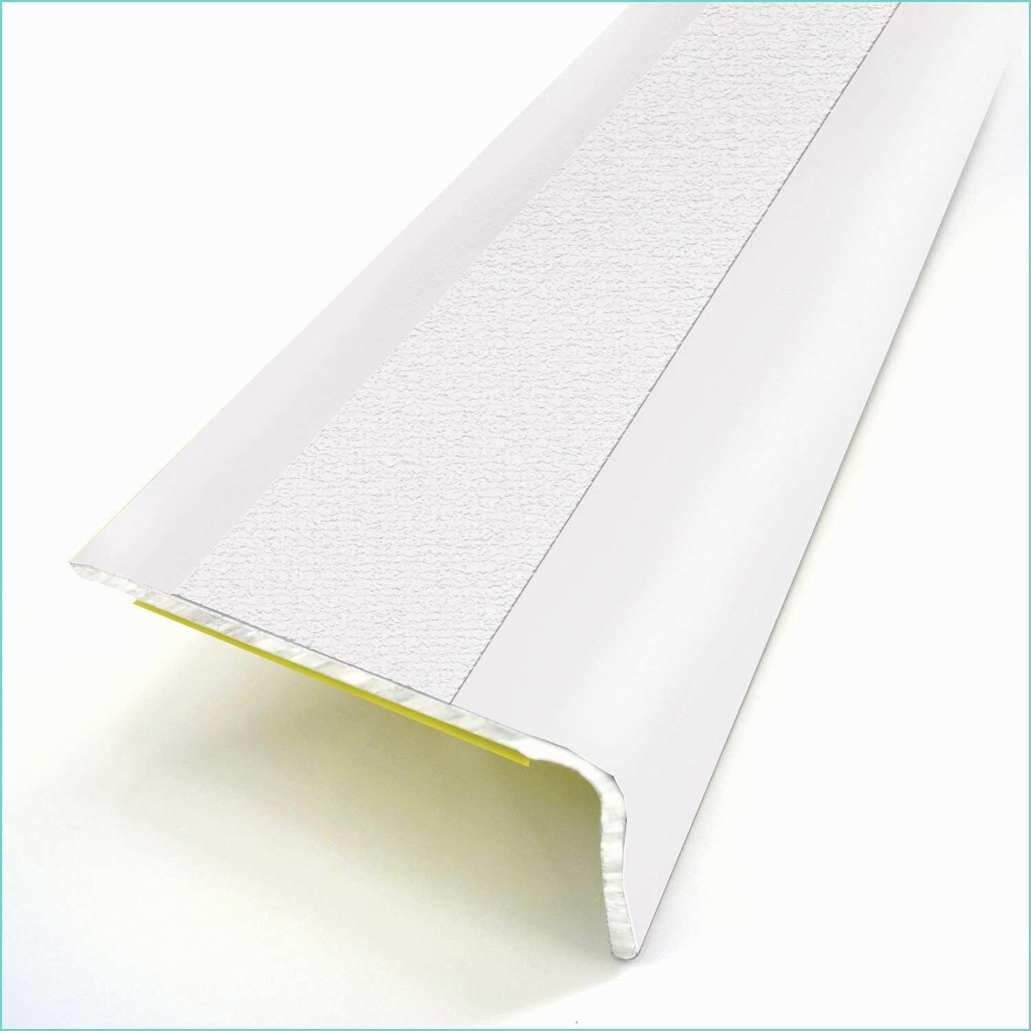 Nez De Marche Aluminium Nez De Marche Aluminium Revêtu Déco Blanc L 95 X L 3 6 Cm