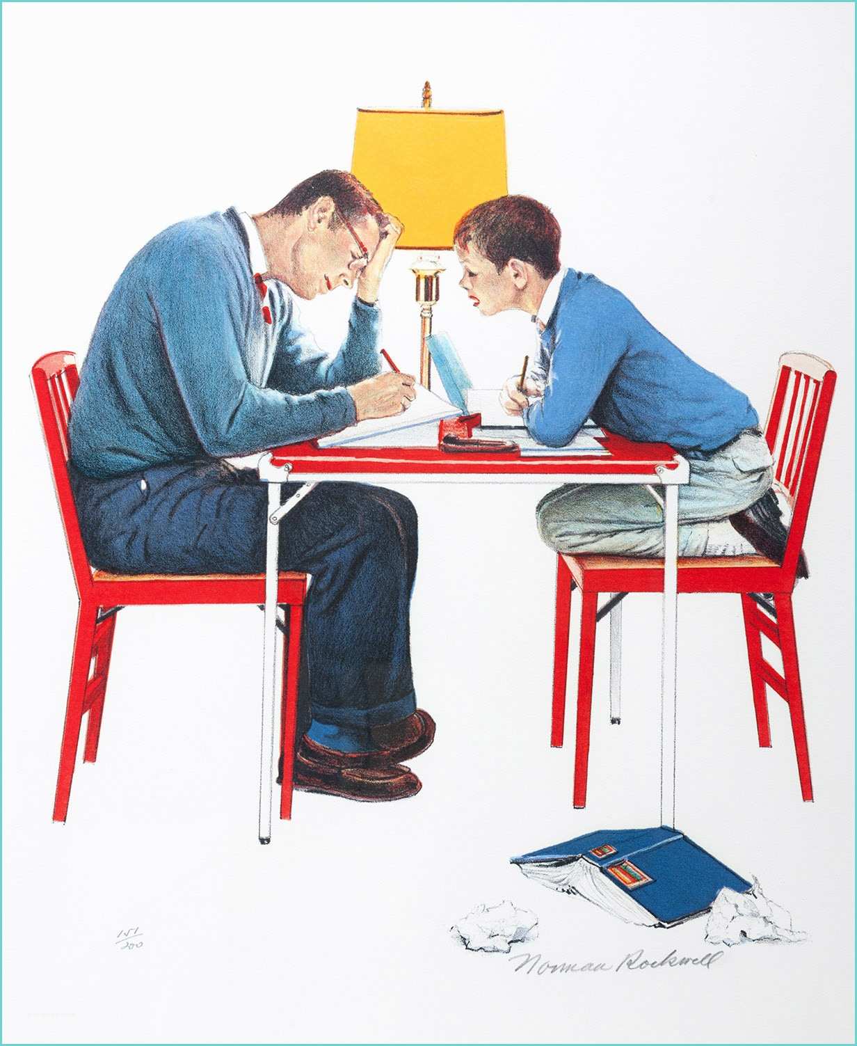 Norman Rockwell Roadblock Sale Of norman Rockwell Lithographs Will Benefit Students