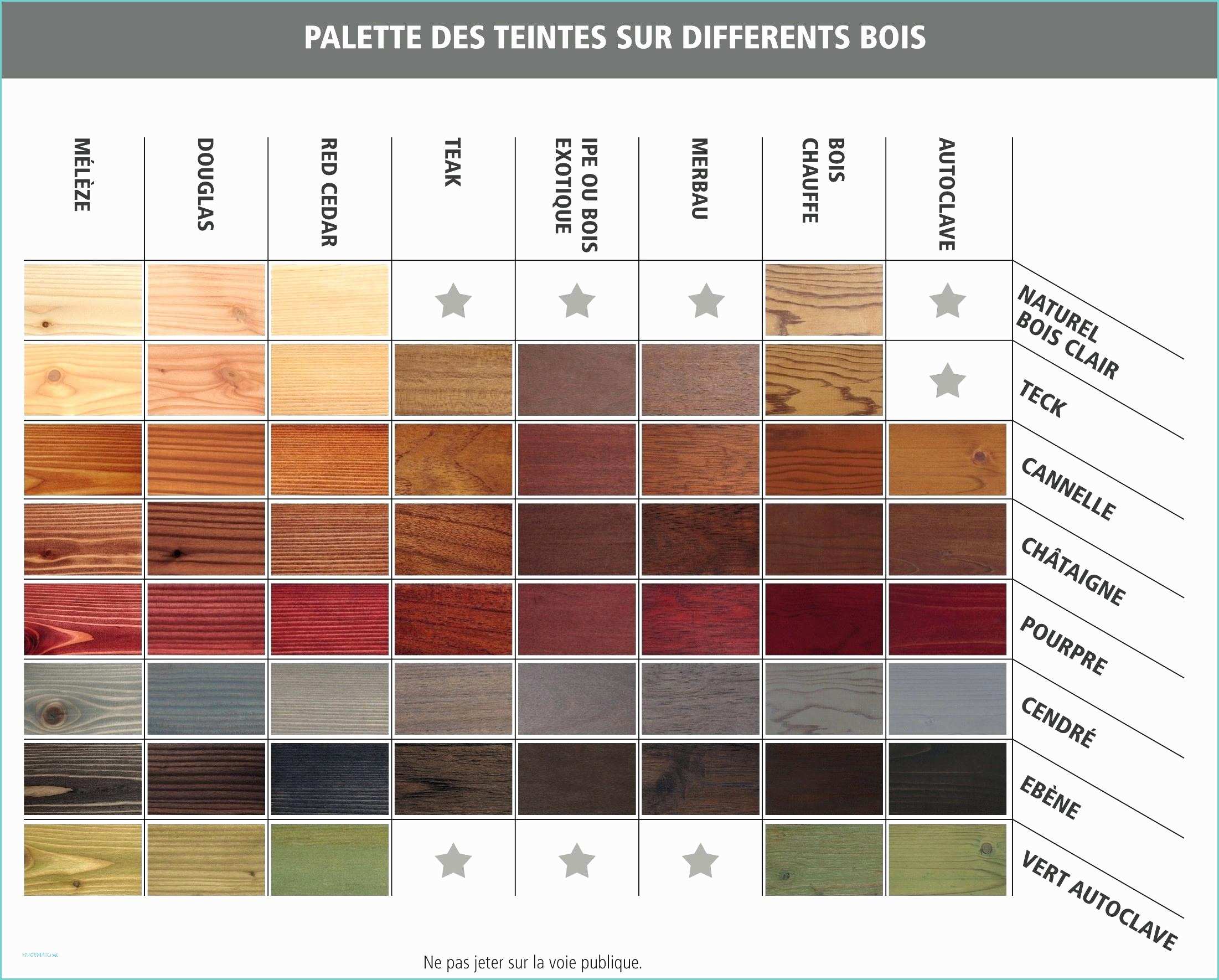 Nuancier Peinture Bois Exterieur Palette Couleur Bois Avec Lasure Au Choix Pour La Cloison