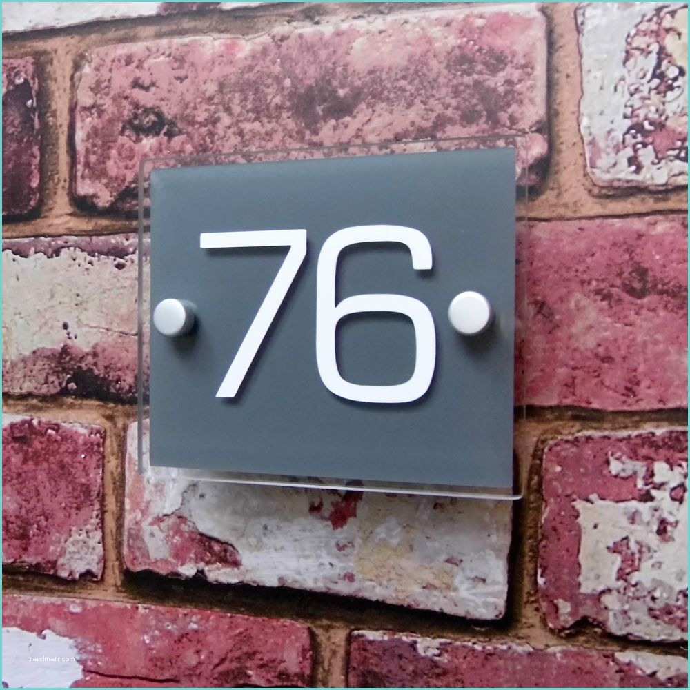 Numero De Porte Castorama Modern House Sign Door Number Apartment Plaque Colour