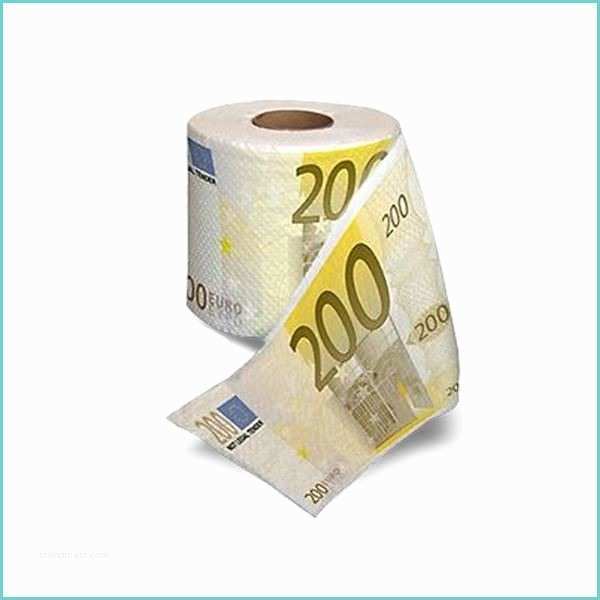 Objet Deco Design Insolite Billet De 200 Euros En Papier toilette Objet Deco Maison