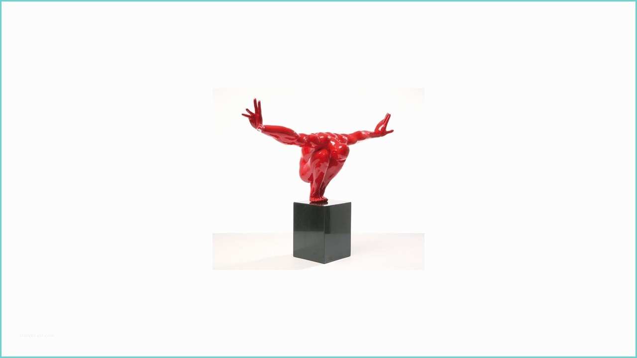 Objet Deco Design Rouge Achetez Votre Statue athlète Rouge Pas Cher Sur Loft