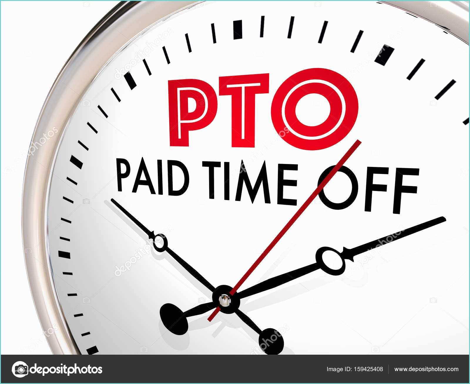 On and Off Images Pto Paid Time F Clock — Stock © Iqoncept