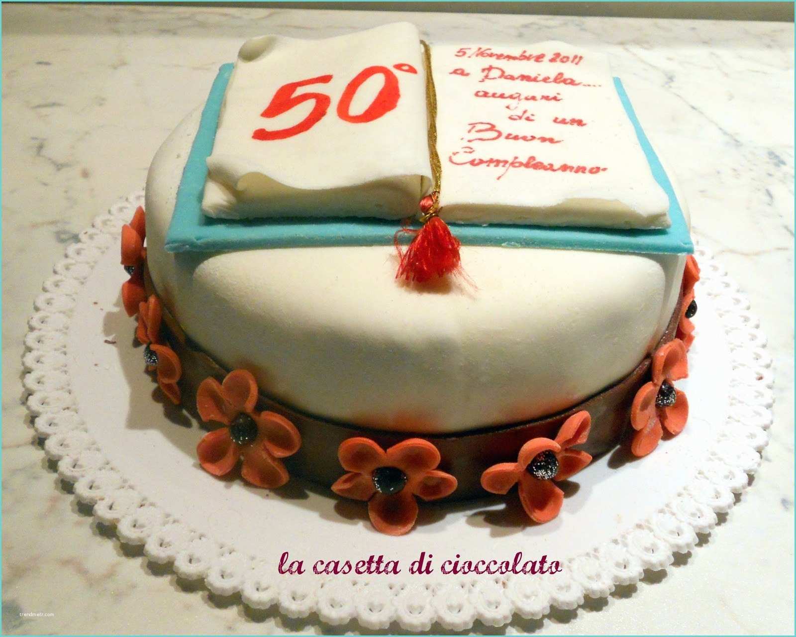 Onduclair Pc Special Serre torta Per Pleanno 50 Anni Parquetfloor Con torta Di