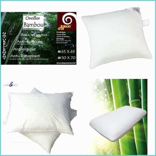 Oreiller Anti Transpirant oreiller Bambou Les Meilleurs Prix Avec Le Guide Maison