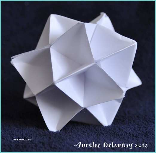 Origami De Noel A Fabriquer Boule De Noel origami
