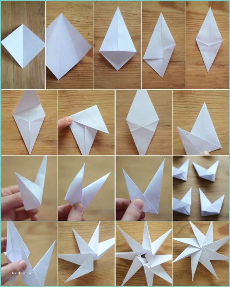 Origami De Noel A Fabriquer Weihnachtsdeko Selber Basteln Aus Papier Mit Anleitung