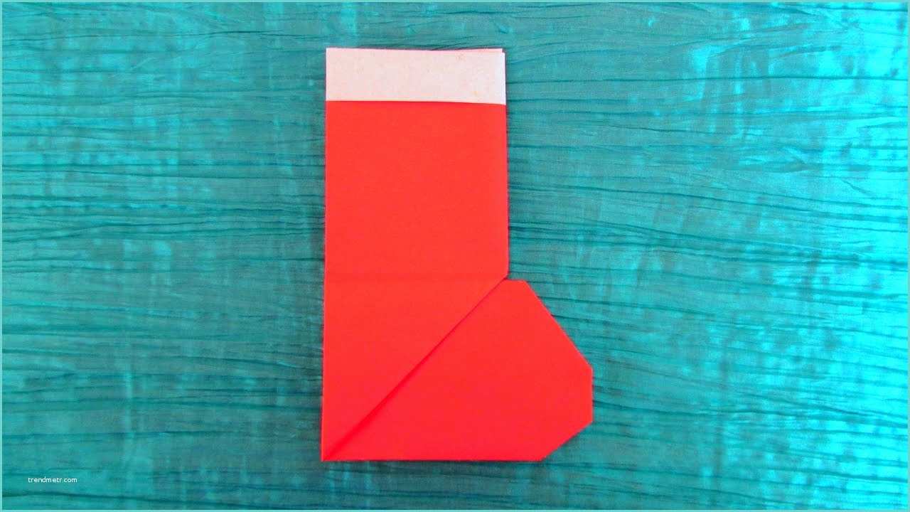 Origami De Noel Facile origami Facile ? Botte De Noël ?