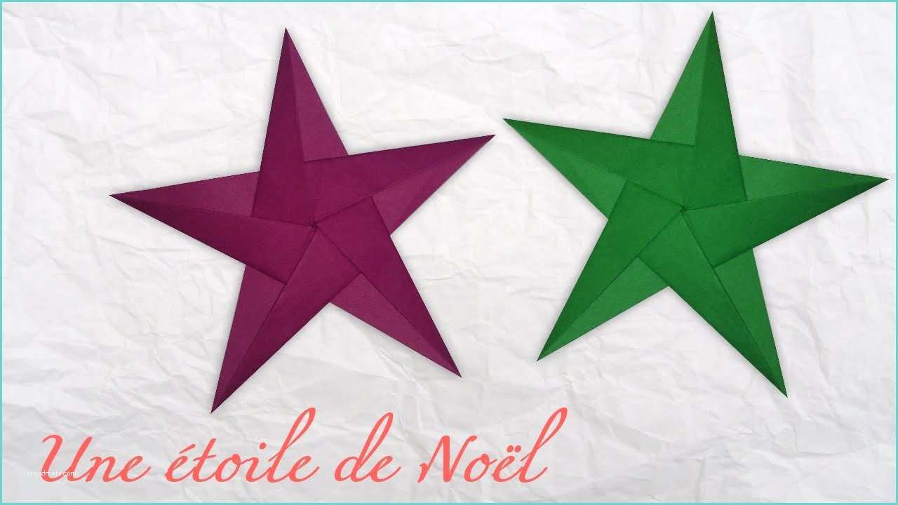 Origami De Noel Facile origami Une étoile De Noël
