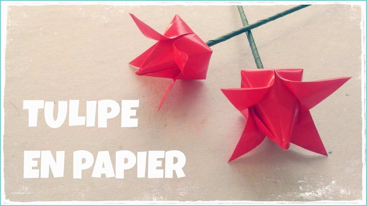 Origami Facile A Faire origami Facile Ment Faire Une Tulipe En Papier