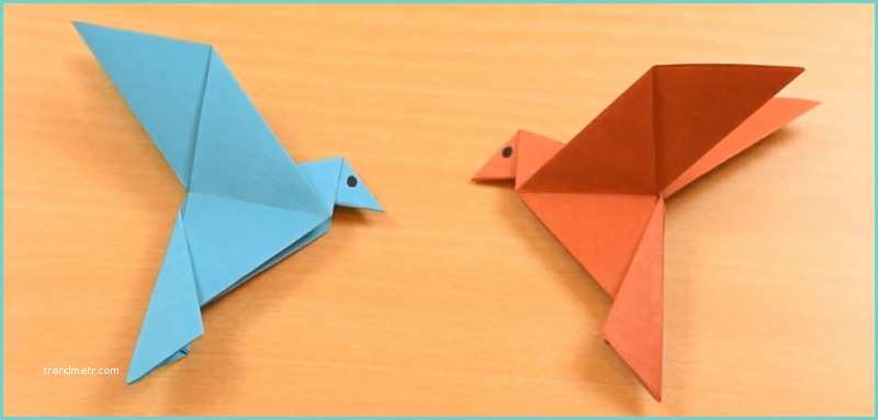 Origami Facile A Faire origami Oiseau Facile