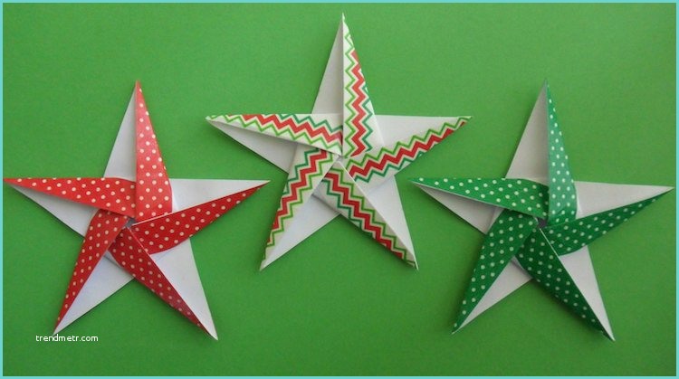 Origami Facile De Noel Noel origami Christmas origami Stars Decoration with Noel