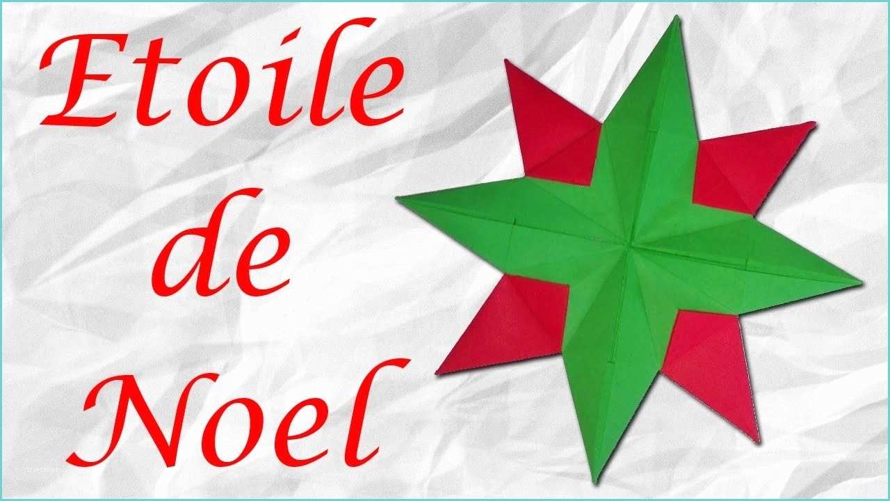 Origami toile De Noel origami Étoile De Noël Tuto Rapide Et Facile