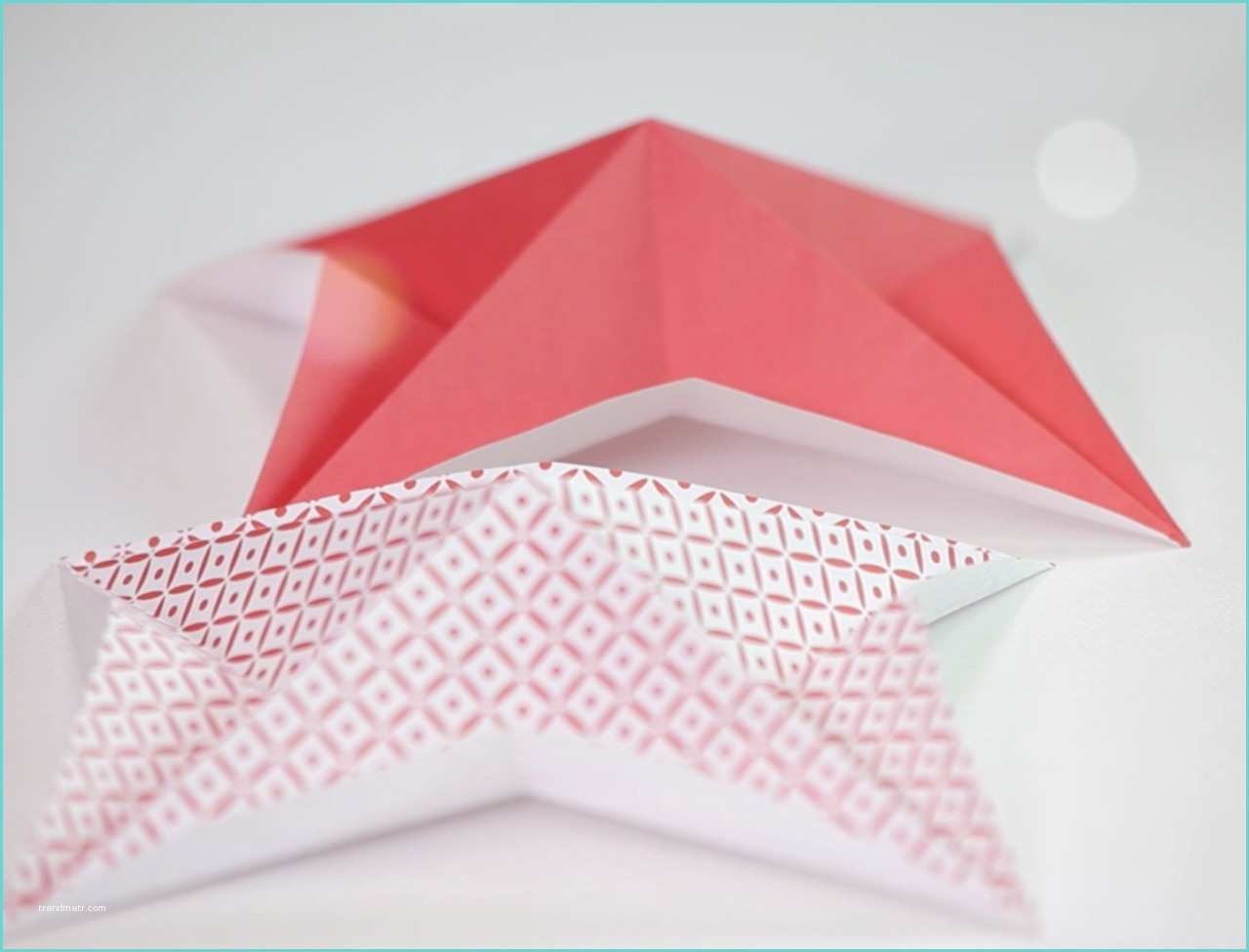 Origami toile De Noel origami Express L étoile De Noël à Une Feuille Femme