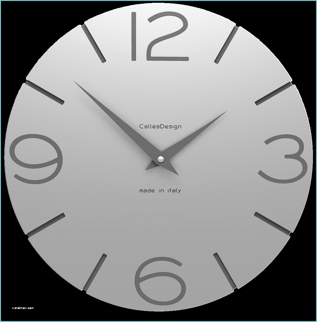Orologi Grandi Dimensioni Da Parete orologi Da Parete Alluminio Smile 23 Colori Disponibili