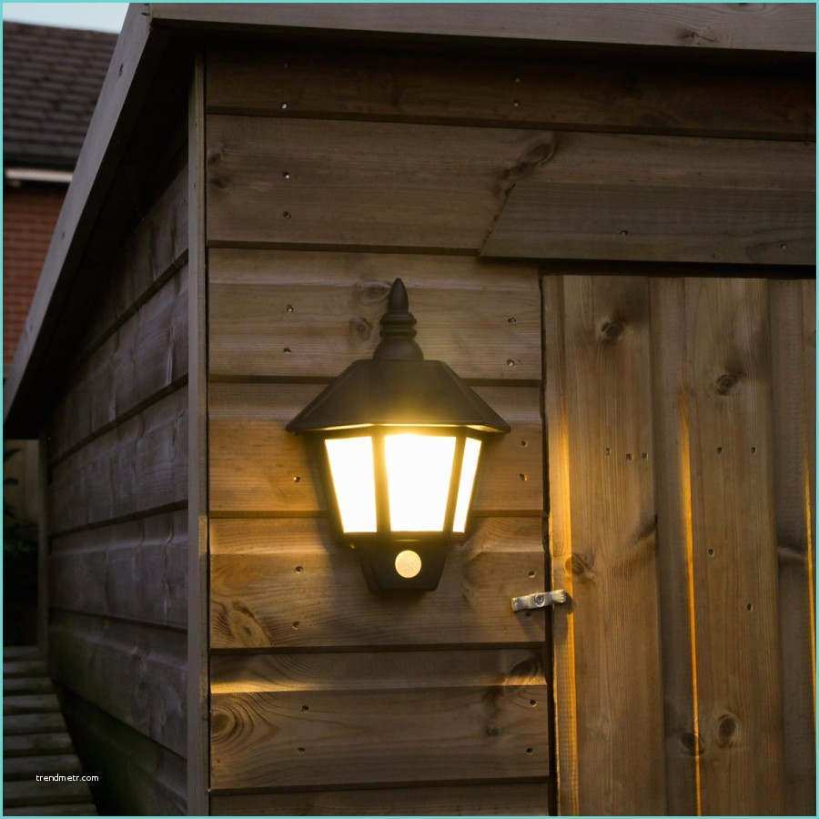Outdoor solar Lights Black Outdoor solar Security Wel E Wall Light with Pir