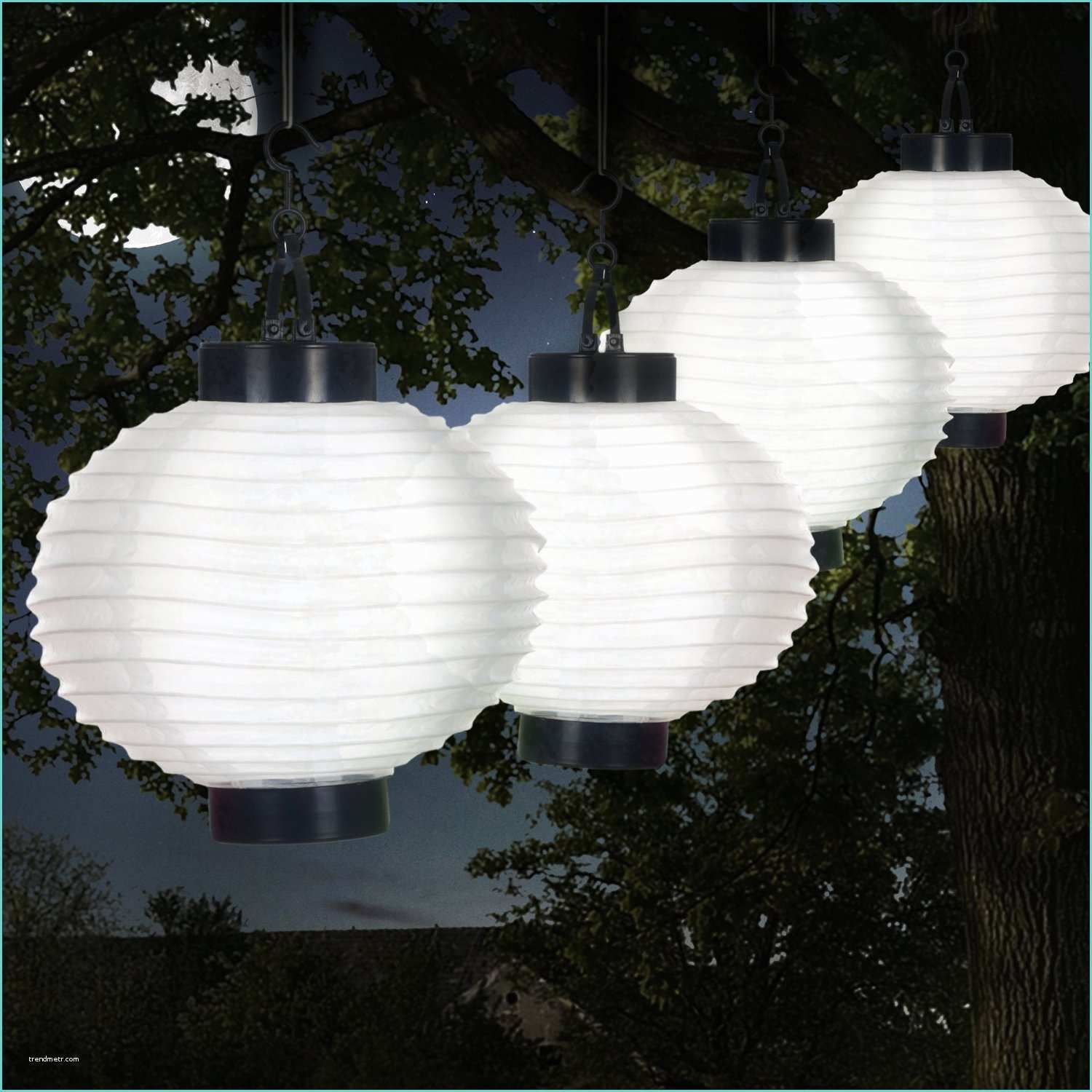 Outdoor solar Lights Outdoor solar Chinese Led Lanterns White