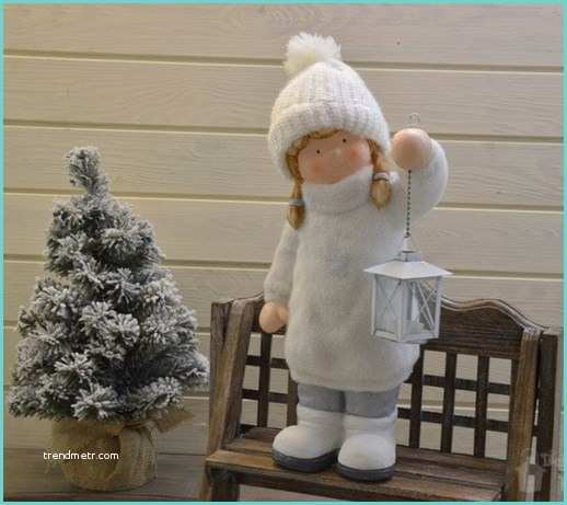 Ozdoby Witeczne Dla Dzieci Figurka Porcelanowa Z LatarenkĄ ŚwiĘta Dziewczynka