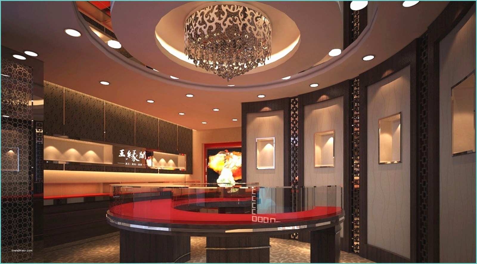 P O P Design Ceiling Jewellery Showroom False Ceiling Designs