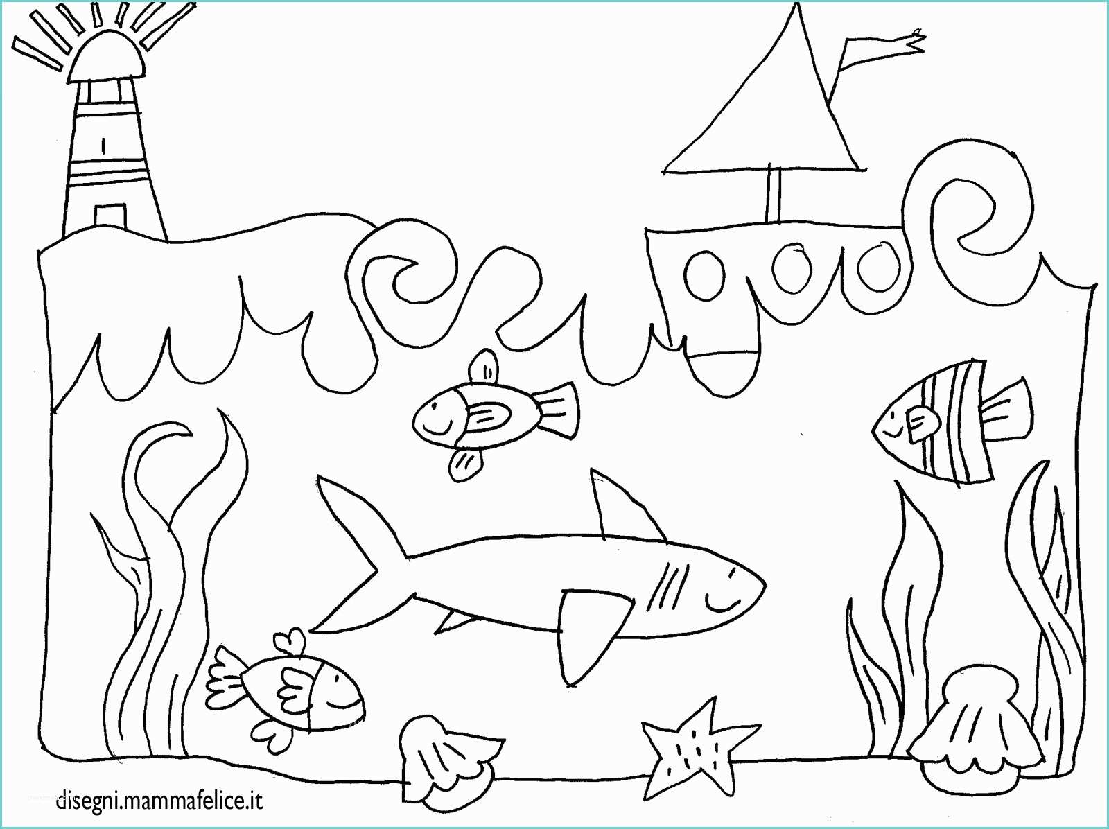 Paesaggio sottomarino Disegno Disegni Di Pesci Da Colorare Per Bambini Zd24 Pineglen