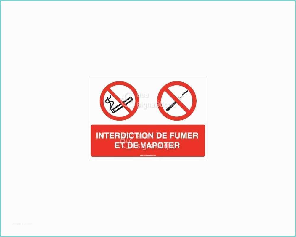 Panneau Interdit De Vapoter Panneau Interdiction De Fumer Et De Vapoter