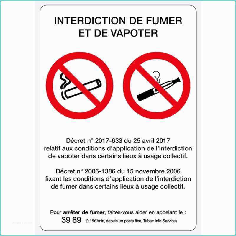 Panneau Interdit De Vapoter Panneau Interdiction De Fumer Et Vapoter Sin200