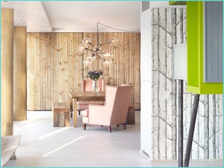 Papier Peint Imitation Bambou Papiers Peints aspect Bois Et Inspiration Nature En 47