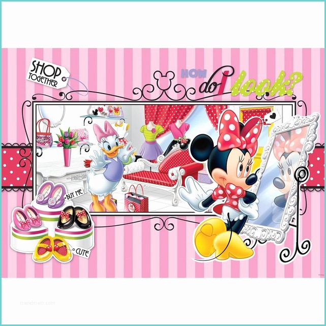 Papier Peint Minnie Mouse Papier Peint Fashion Addict Minnie Mouse Disney 254 X