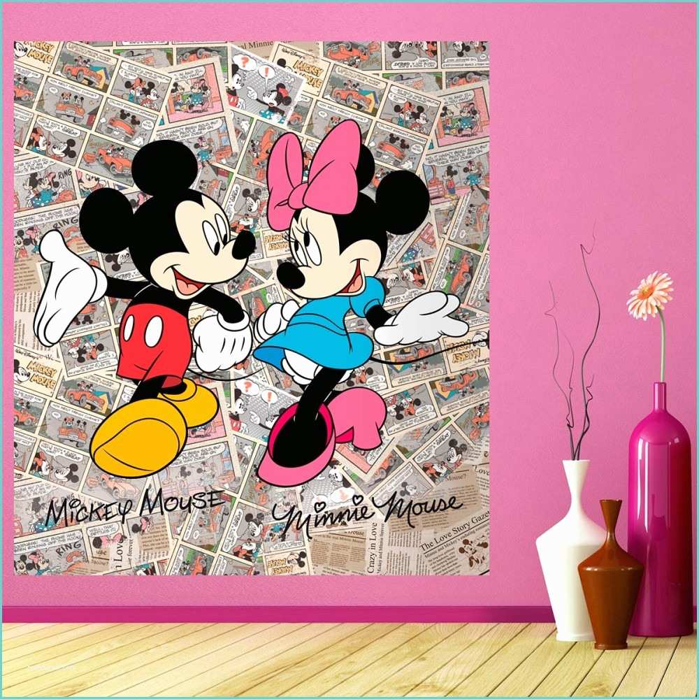 Papier Peint Minnie Mouse Papier Peint Xl Mickey & Minnie Mouse Disney