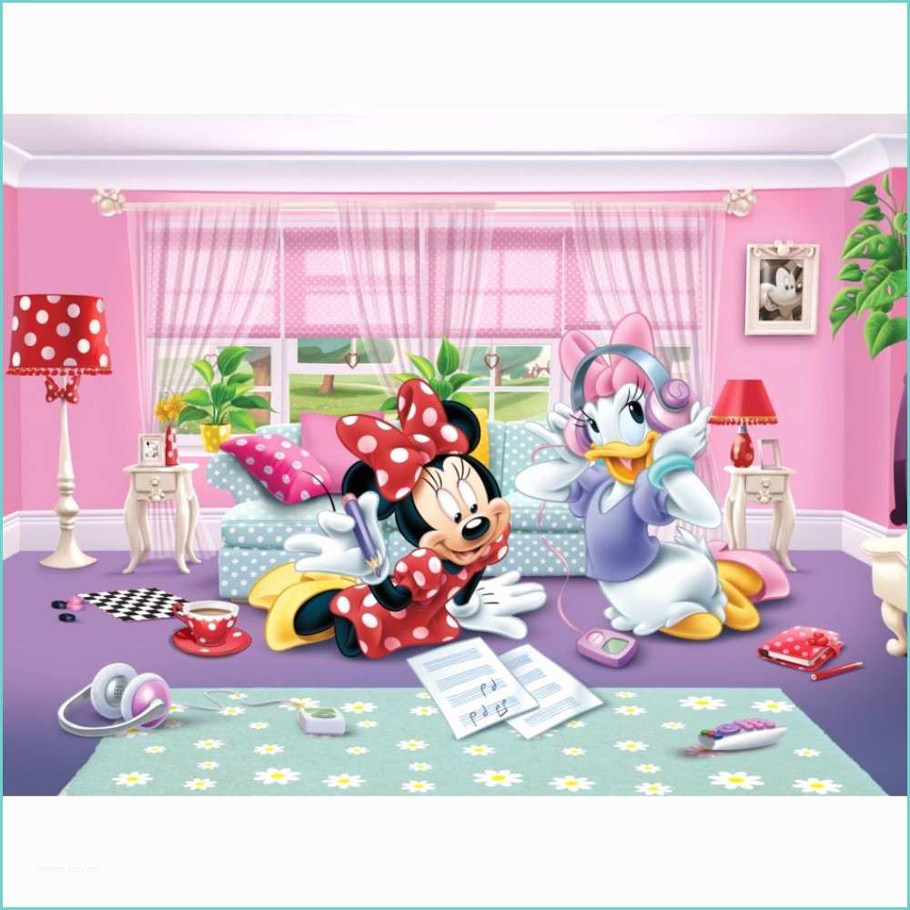 Papier Peint Minnie Mouse Papier Peint Xxl Minnie Et Daisy Disney 360x255 Cm