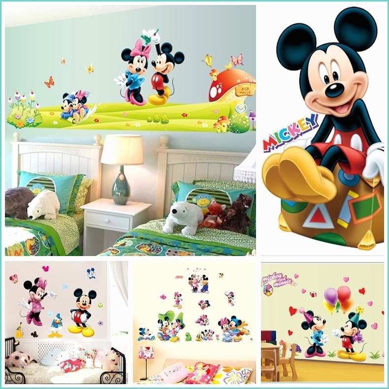 Papier Peint Minnie Mouse top Hot Mickey Mouse Minnie Mouse Wall Sticker Children
