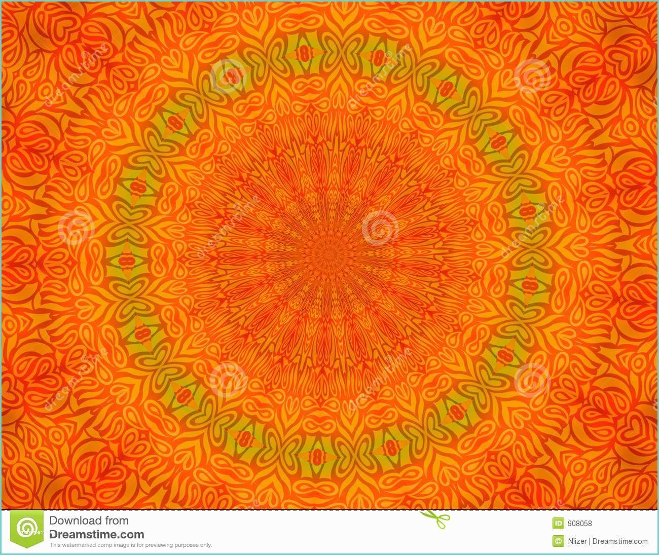 Papier Peint Vert Anis Papier Peint orange De Fond De Batik Illustration Stock