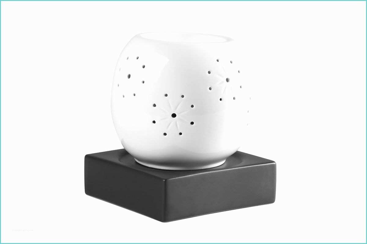 Parfum Paiement En 3 Fois Lampe Diffuseur De Parfum Design Porcelaine Et Grès Blanc