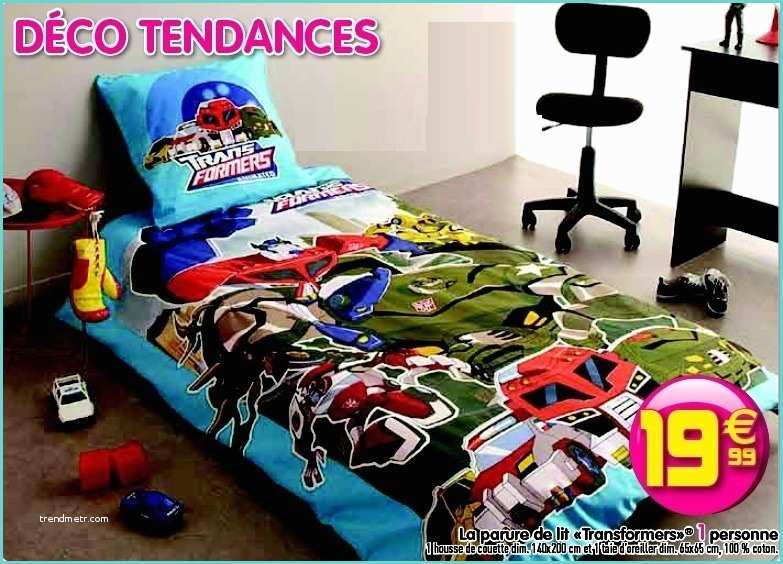 Parure De Lit Gifi Gifi Promotion La Parure De Lit Transformers 1 Personne