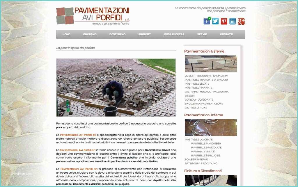 Pavimentazioni Avi Porfidi Paviporfidi Siti Web Trento