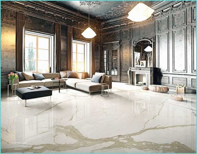 Pavimento Bianco Gres Porcellanato Pavimento In Gres Porcellanato Effetto Marmo Marmi