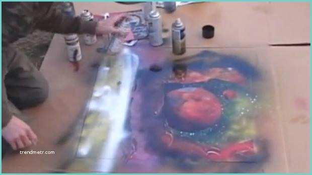 Peindre Palette A La Bombe Il Réalise Des Oeuvres à La E De Peinture Incroyables