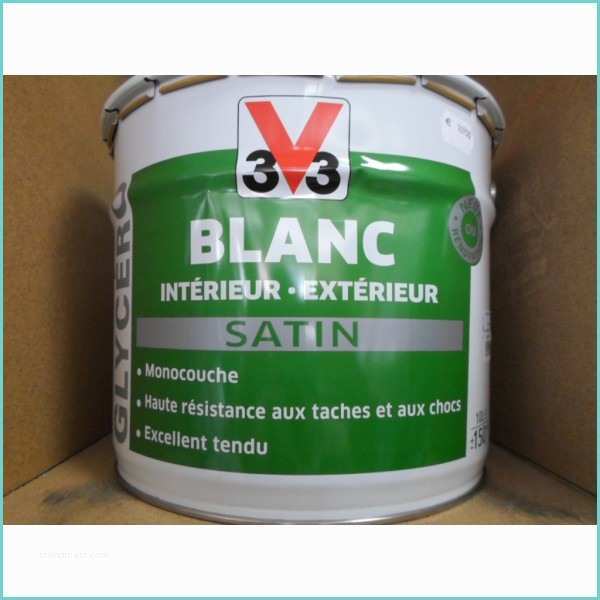 Peinture Blanche Laque Peinture V33 Glycero Satin – Resine De Protection Pour